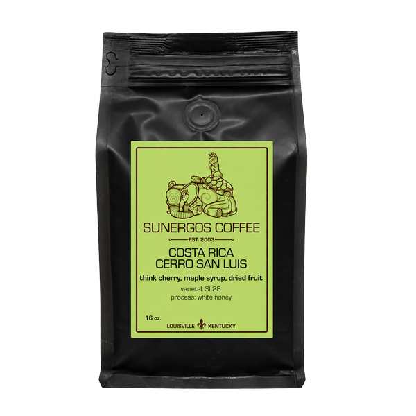 Sunergos Costa Rica Cerro San Luis, 16 oz bag